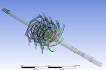 FEA stress analysis on centrifugal compressor vanes