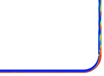 CFD prediction of multiphase flow around bend (subsea piping vibration) 